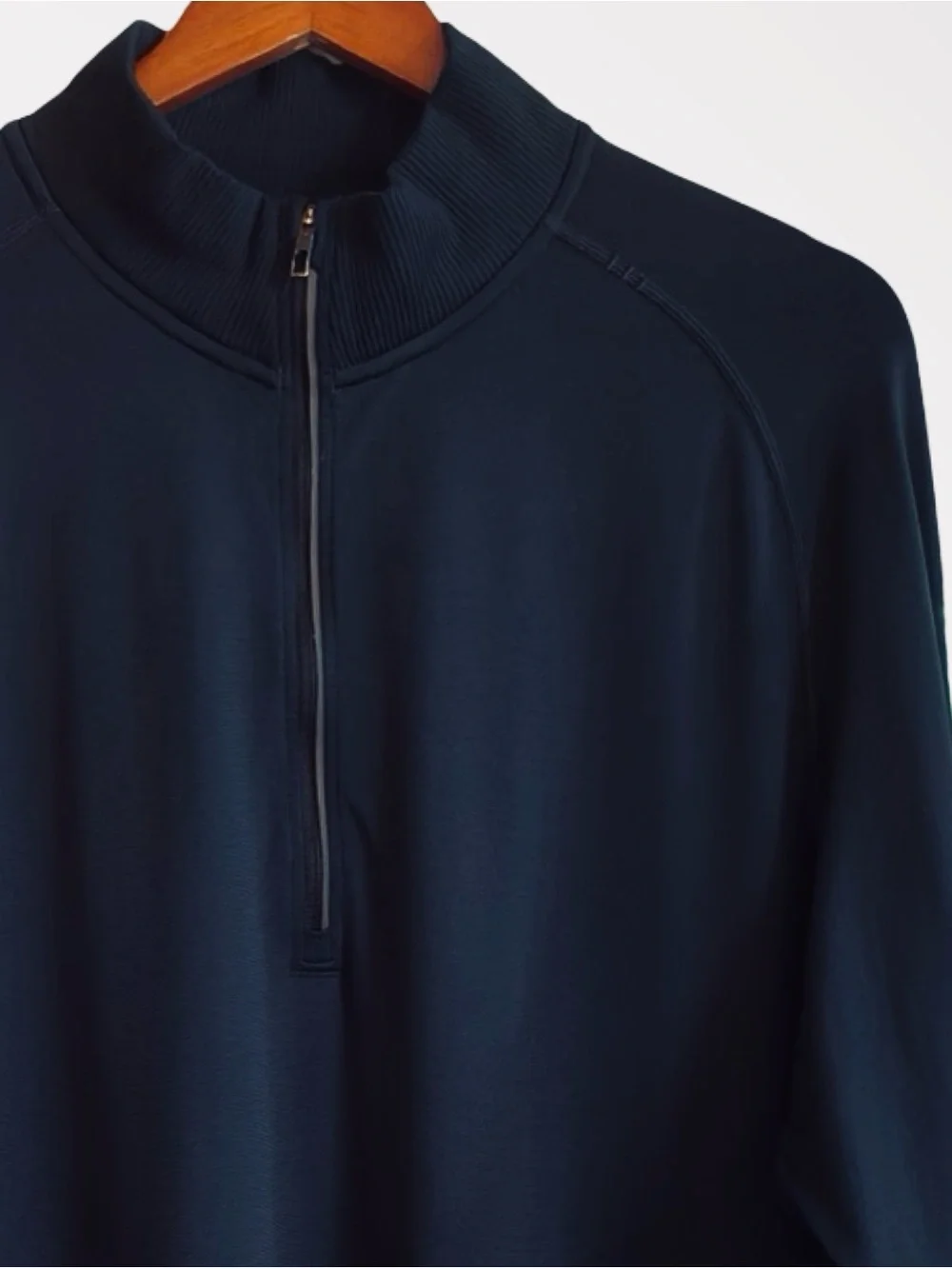 lululemon Men's Navy Blue Metal Vent Tech 1/2 Zip 2.0 Pullover Sweatshirt - XL